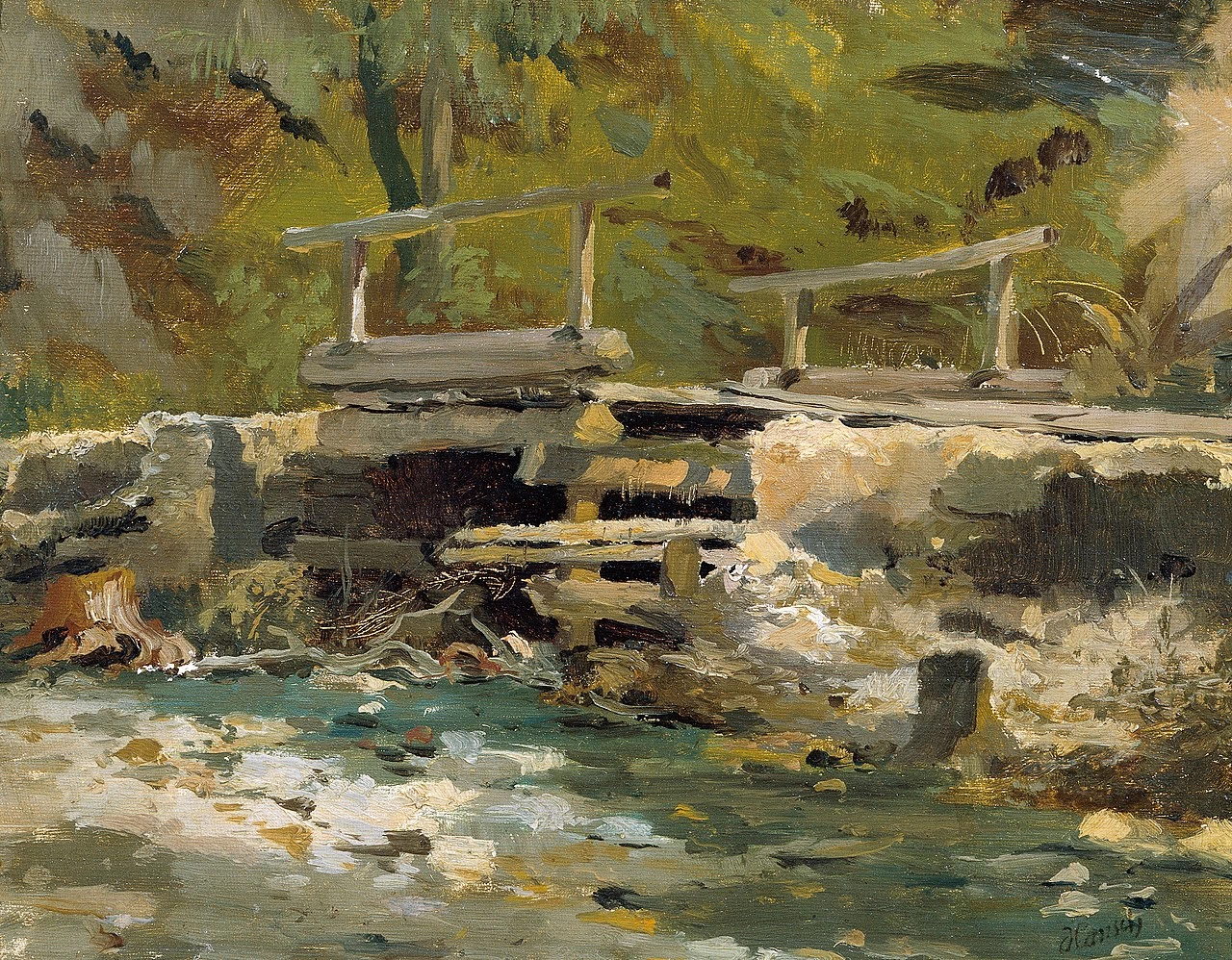 Bachbrücke - Österreichische Galerie Belvedere